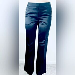 Banana Republic black satin pants.